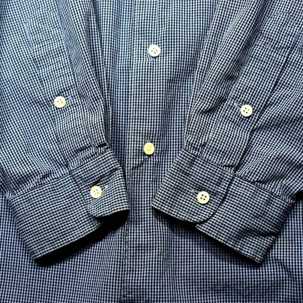 Ralph Lauren Shirt Size Large Blue White Checked Button Down Marlowe Dress - Picture 4 of 7
